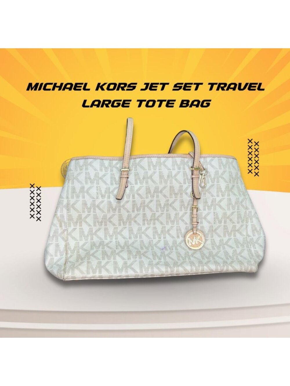 Michael Kors Jet Set Travel Large Tote Bag